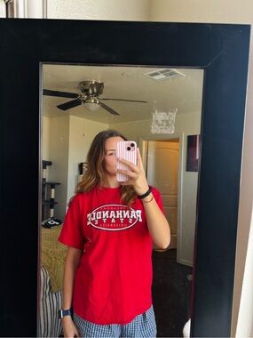 Red 'RANAHANDLE STATE' Graphic Tee